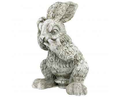 Toscano - Clem the Confused Bunny Rabbit Garden Statue