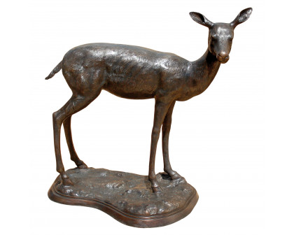 Toscano - Standing Mother Doe Deer Garden Statue