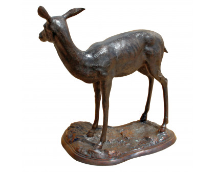 Toscano - Standing Mother Doe Deer Garden Statue