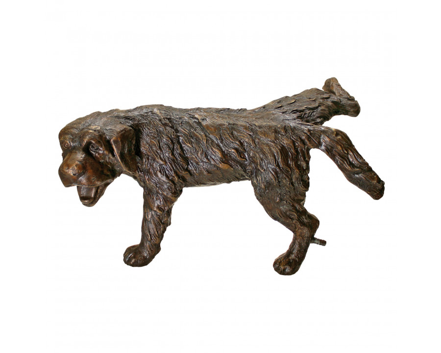 Toscano - Naughty Puppy Peeing Dog Garden Statue