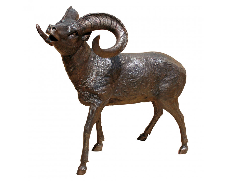 Toscano - Big Horn Sheep Garden Statue