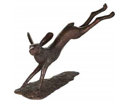 Toscano - Leaping HareJumping Rabbit Garden Statue