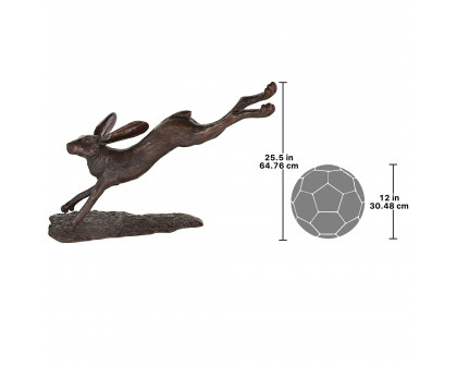 Toscano - Leaping HareJumping Rabbit Garden Statue