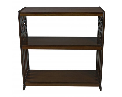 Toscano - Saint Thomas Aquinas Gothic Bookshelf in Cherry, Wood