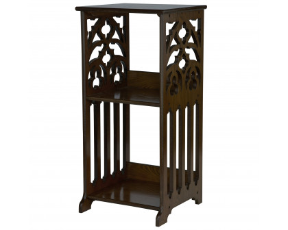 Toscano - Saint Thomas Aquinas Gothic Side Table in Hardwood