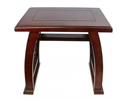 Toscano - Saint Thomas Aquinas Gothic Stool in Cherry, Hardwood