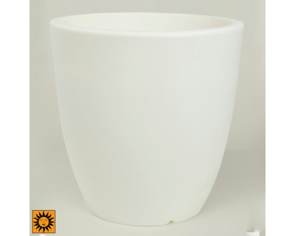 Toscano Glow in the Dark 19" Planter Urn — White