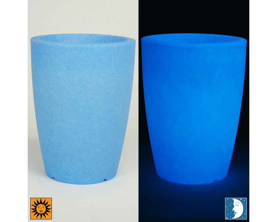 Toscano Glow in the Dark 12" Planter Urn - Blue