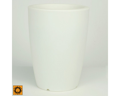 Toscano Glow in the Dark 14" Planter Urn - White