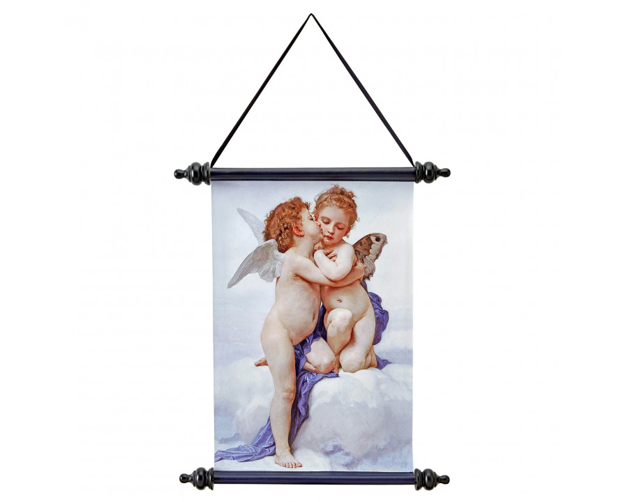 Toscano - Cupid Psyche The First Kiss Wall Scroll