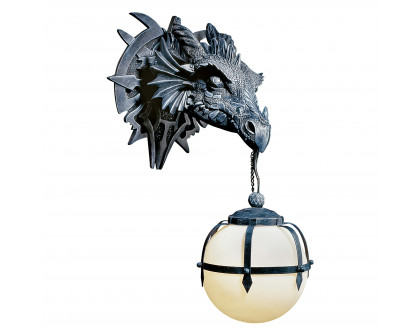 Toscano - Marshgate Castle Dragon Electric Wall Sconce