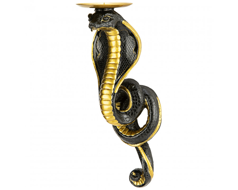 Toscano - Set of 2 Renenutet Egyptian Cobra Goddess Wall Sconce