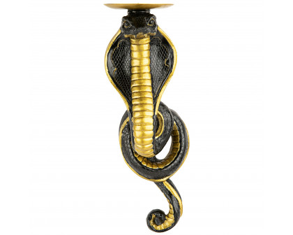 Toscano - Set of 2 Renenutet Egyptian Cobra Goddess Wall Sconce