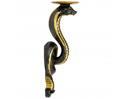 Toscano - Set of 2 Renenutet Egyptian Cobra Goddess Wall Sconce