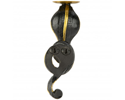 Toscano - Set of 2 Renenutet Egyptian Cobra Goddess Wall Sconce