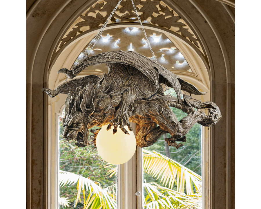 Toscano - Nightfall Sculptural Gargoyle Chandelier