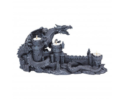 Toscano - The Dragon Wrath Sculptural Candleholder