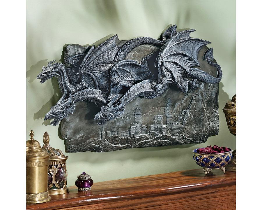 Toscano - Morgoth Castle Dragons Wall Sculpture