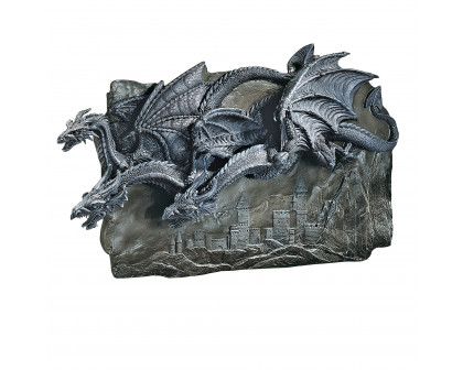 Toscano - Morgoth Castle Dragons Wall Sculpture