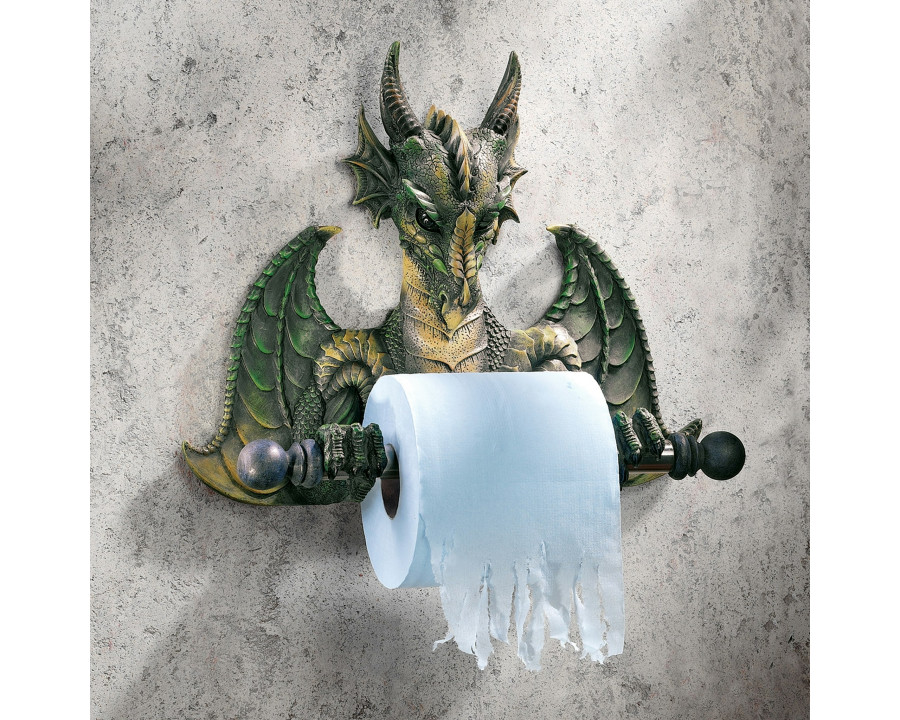 Toscano - Tissue Tyrant Dragon Bathroom Toilet Paper Holder