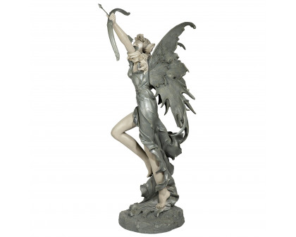 Toscano Rhiannon the Archer Garden Fairy Statue - Large