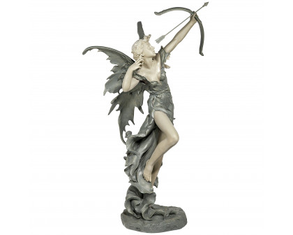 Toscano Rhiannon the Archer Garden Fairy Statue - Large