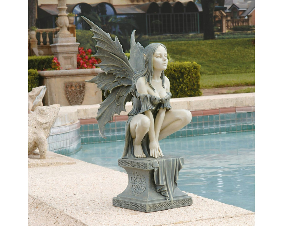 Toscano - Celtic Fairy Perilous Perch Garden Statue