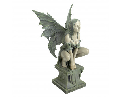 Toscano - Celtic Fairy Perilous Perch Garden Statue