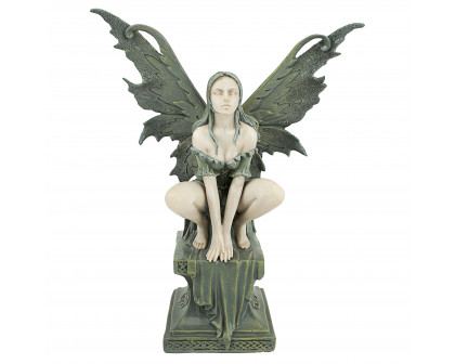 Toscano Celtic Fairy Perilous Perch Garden Statue - Medium