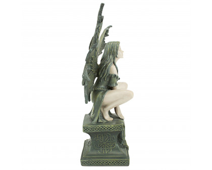 Toscano Celtic Fairy Perilous Perch Garden Statue - Medium