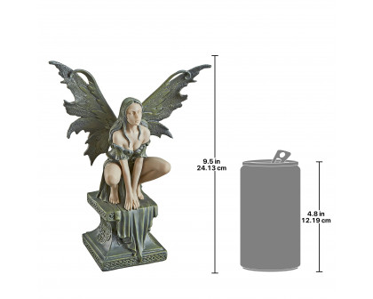 Toscano Celtic Fairy Perilous Perch Garden Statue - Medium