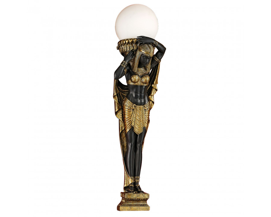 Toscano - Female Egyptian Caryatid Wall Sconce