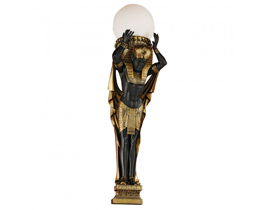 Toscano - Male Egyptian Telamon Wall Sconce