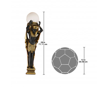 Toscano - Male Egyptian Telamon Wall Sconce