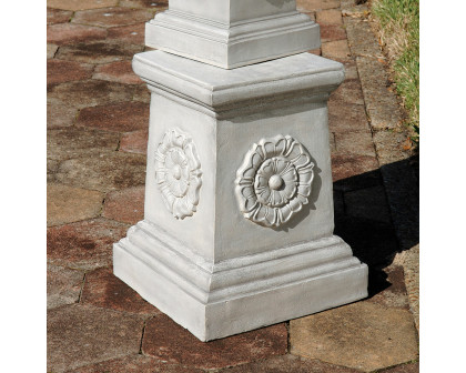 Toscano - English Rosette Garden Sculptural Plinth