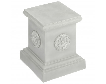 Toscano English Rosette Garden Sculptural Plinth - Grande