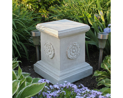 Toscano - English Rosette Garden Sculptural Plinth