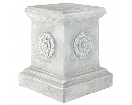 Toscano English Rosette Garden Sculptural Plinth - Large