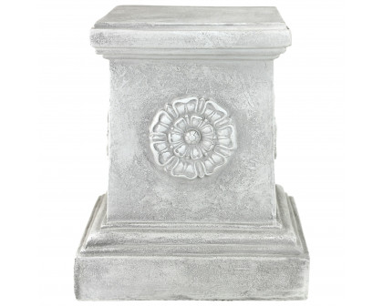 Toscano English Rosette Garden Sculptural Plinth - Large