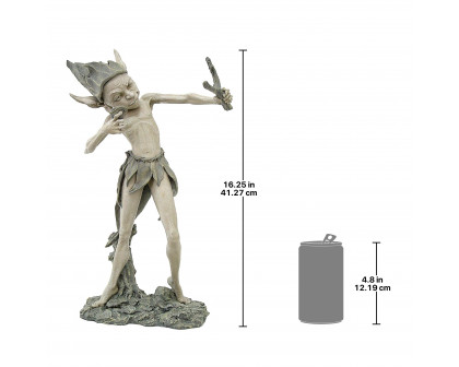 Toscano - Sling Pixie Garden Statue