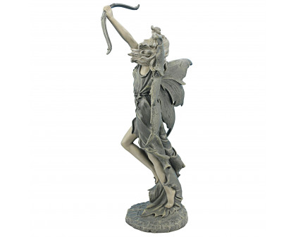 Toscano Rhiannon the Archer Garden Fairy Statue - Medium