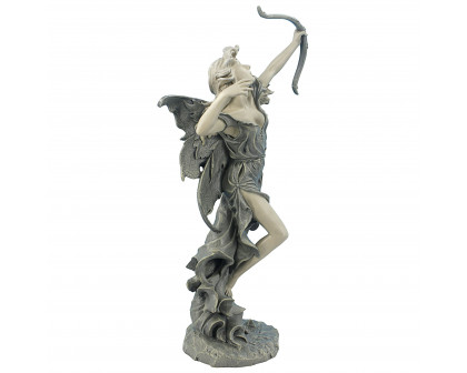 Toscano Rhiannon the Archer Garden Fairy Statue - Medium