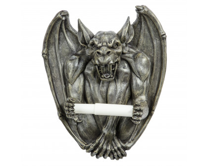 Toscano - Flush the Gargoyle Gothic Bathroom Toilet Paper Holder