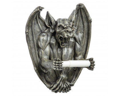 Toscano - Flush the Gargoyle Gothic Bathroom Toilet Paper Holder