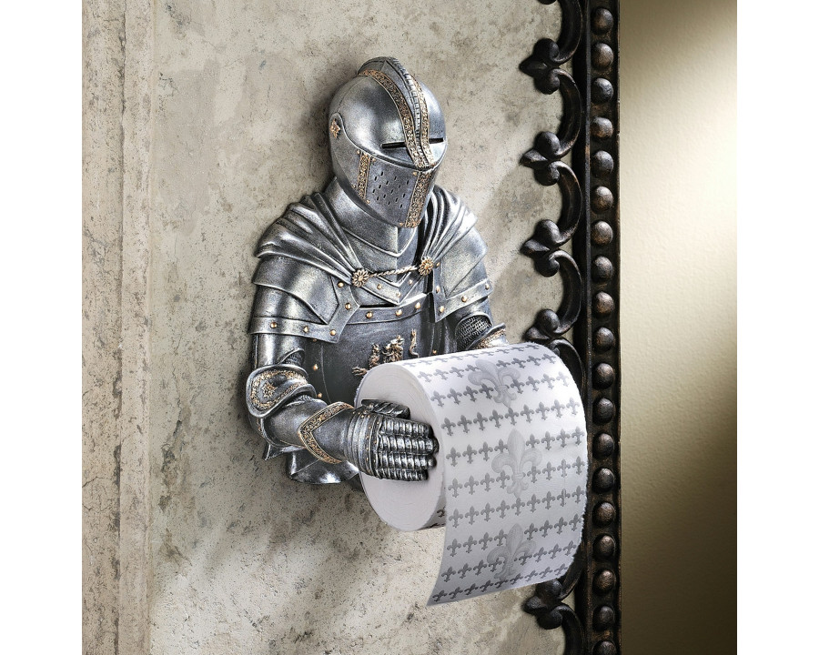 Toscano - A Knight to Remember Gothic Bathroom Toilet Paper Holder