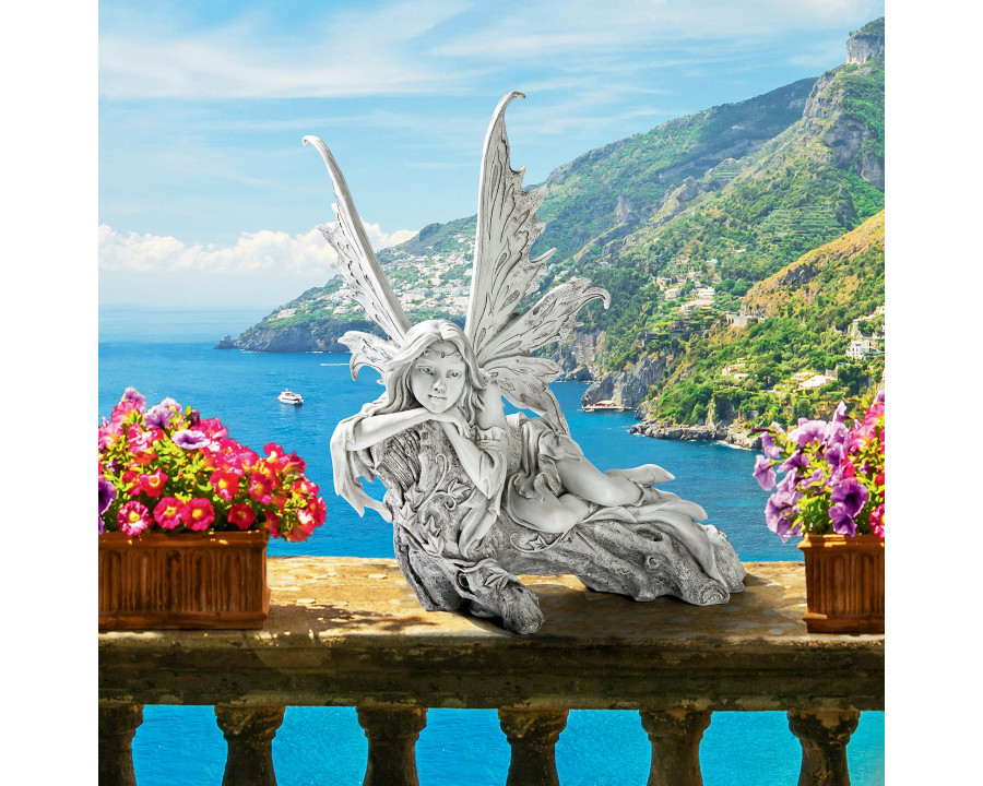 Toscano - Pause to Ponder Fairy Garden Statue