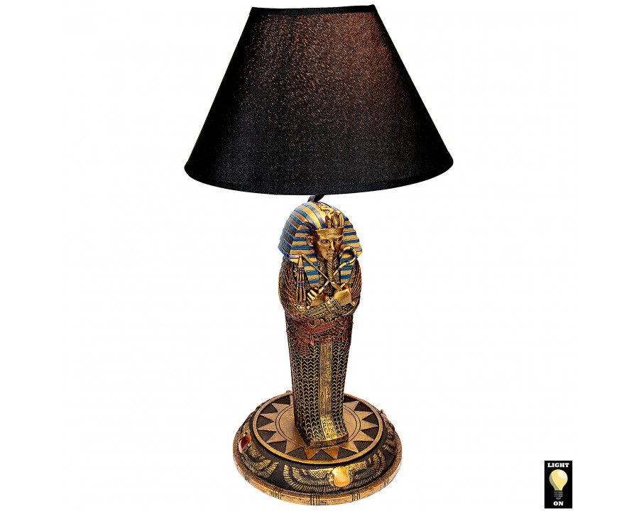 Toscano - Sarcophagus of King Tutankhamun Table Lamp in Designer Resin