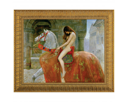 Toscano - Lady Godiva Framed Canvas Replica Painting