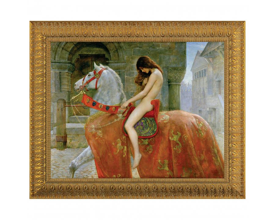 Toscano Lady Godiva Framed Canvas Replica Painting - Large