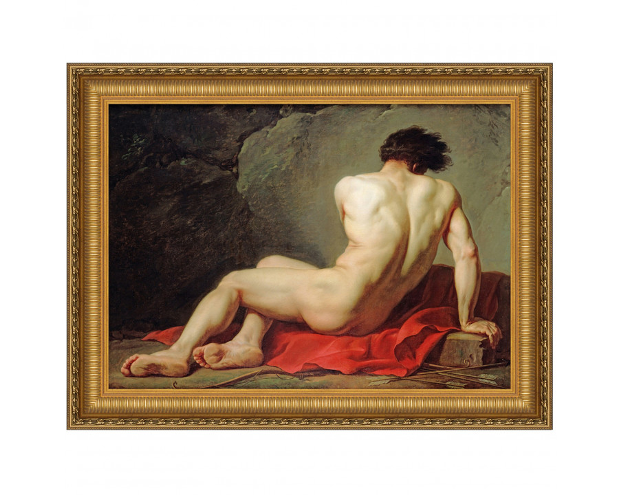 Toscano Patrocles Framed Canvas Replica Painting - Medium